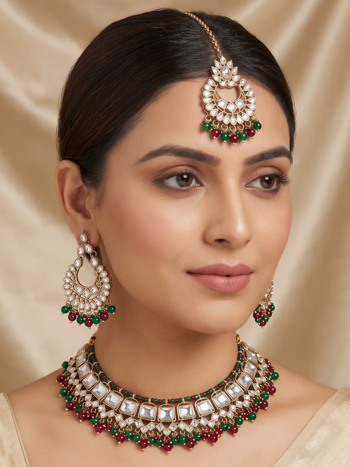 Ruhi Ornate Kundan Choker Necklace Piece
