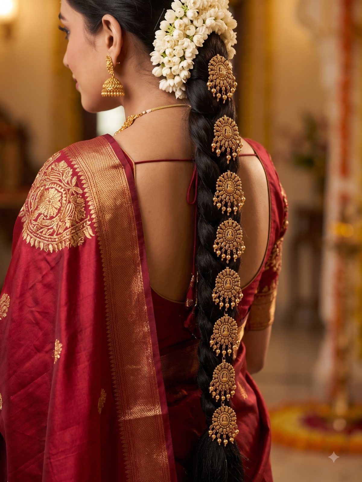 Devika Gold Tone Hair Adornments
