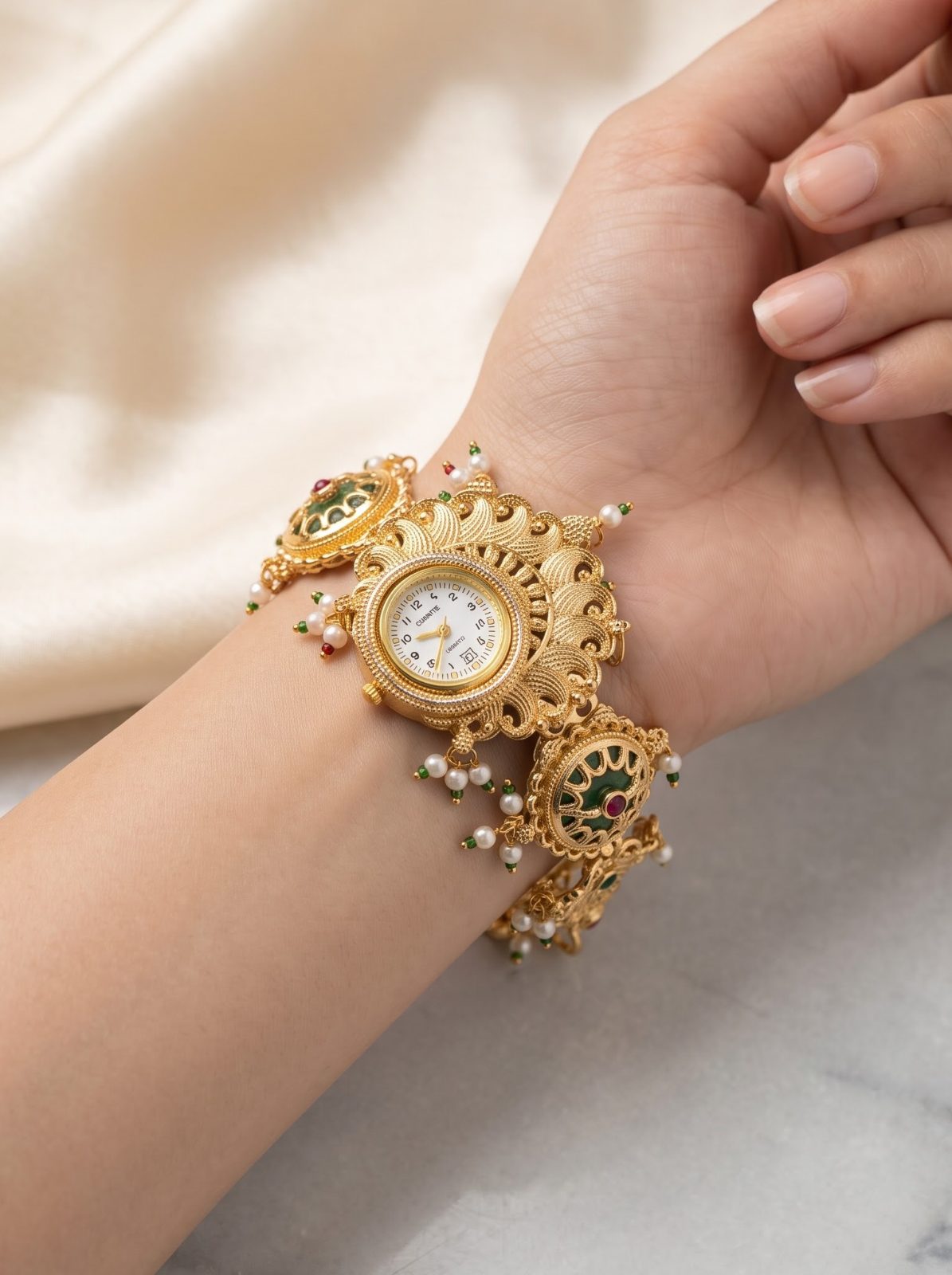 Tara Gold Tone Dial Bracelet Watch