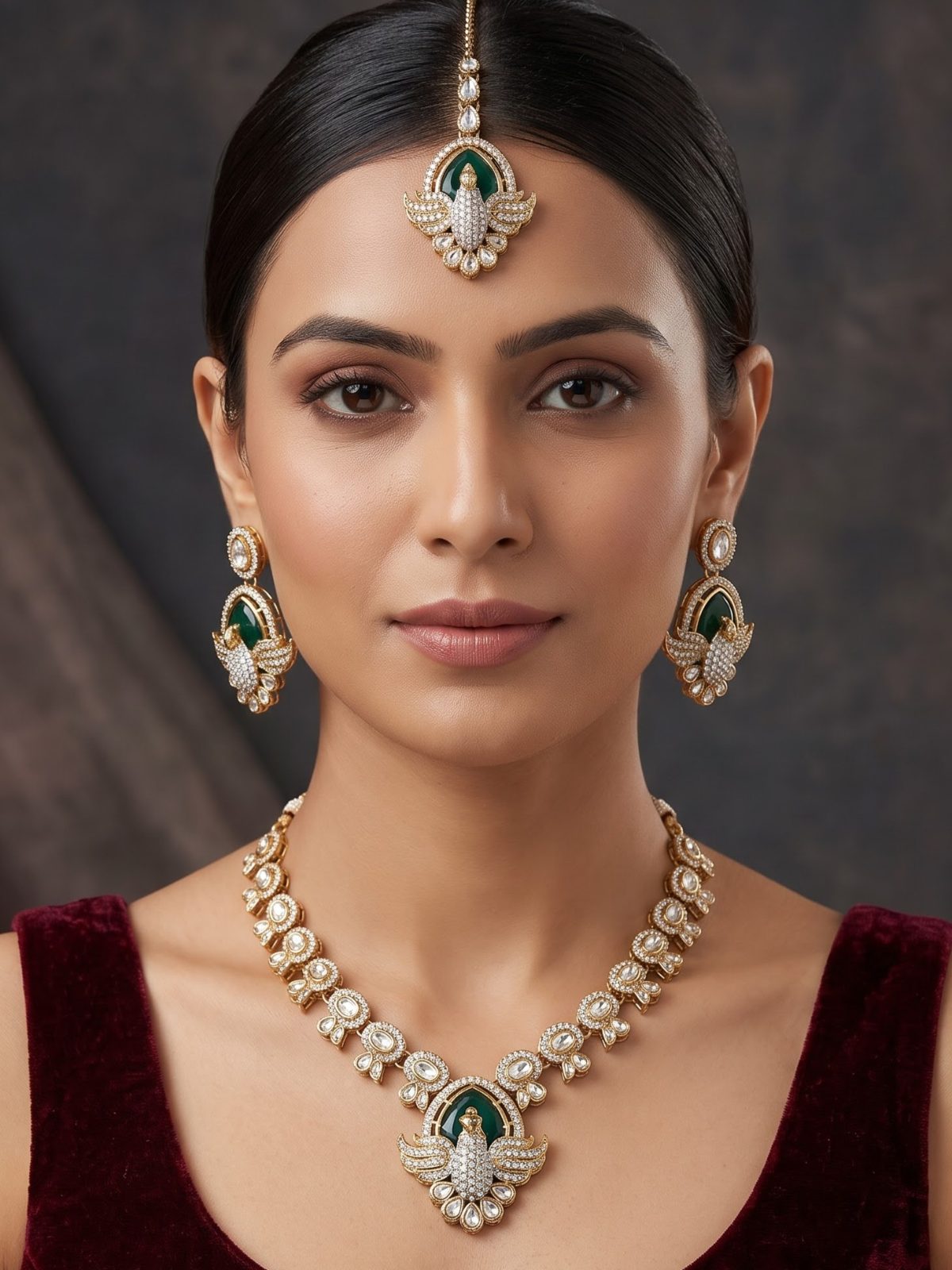 Sanjana Artisanal Peacock Design Necklace
