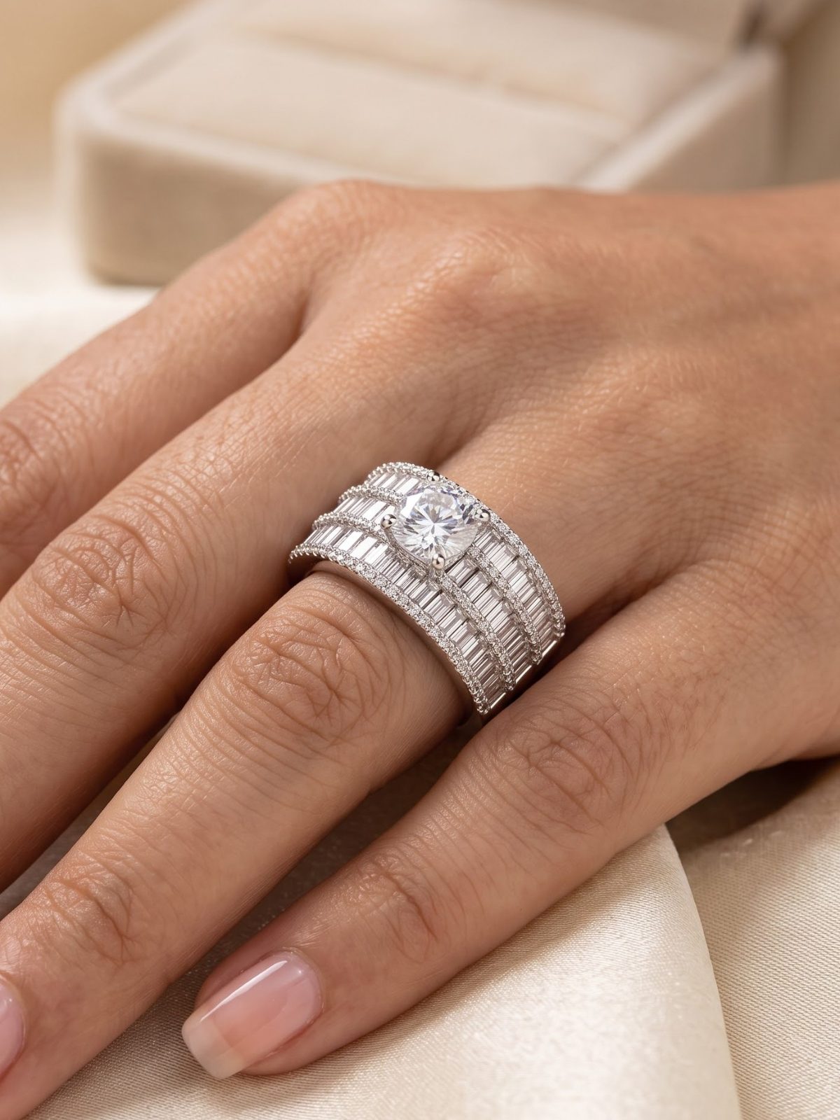 Gitanjali Baguette Ring Craftsmanship
