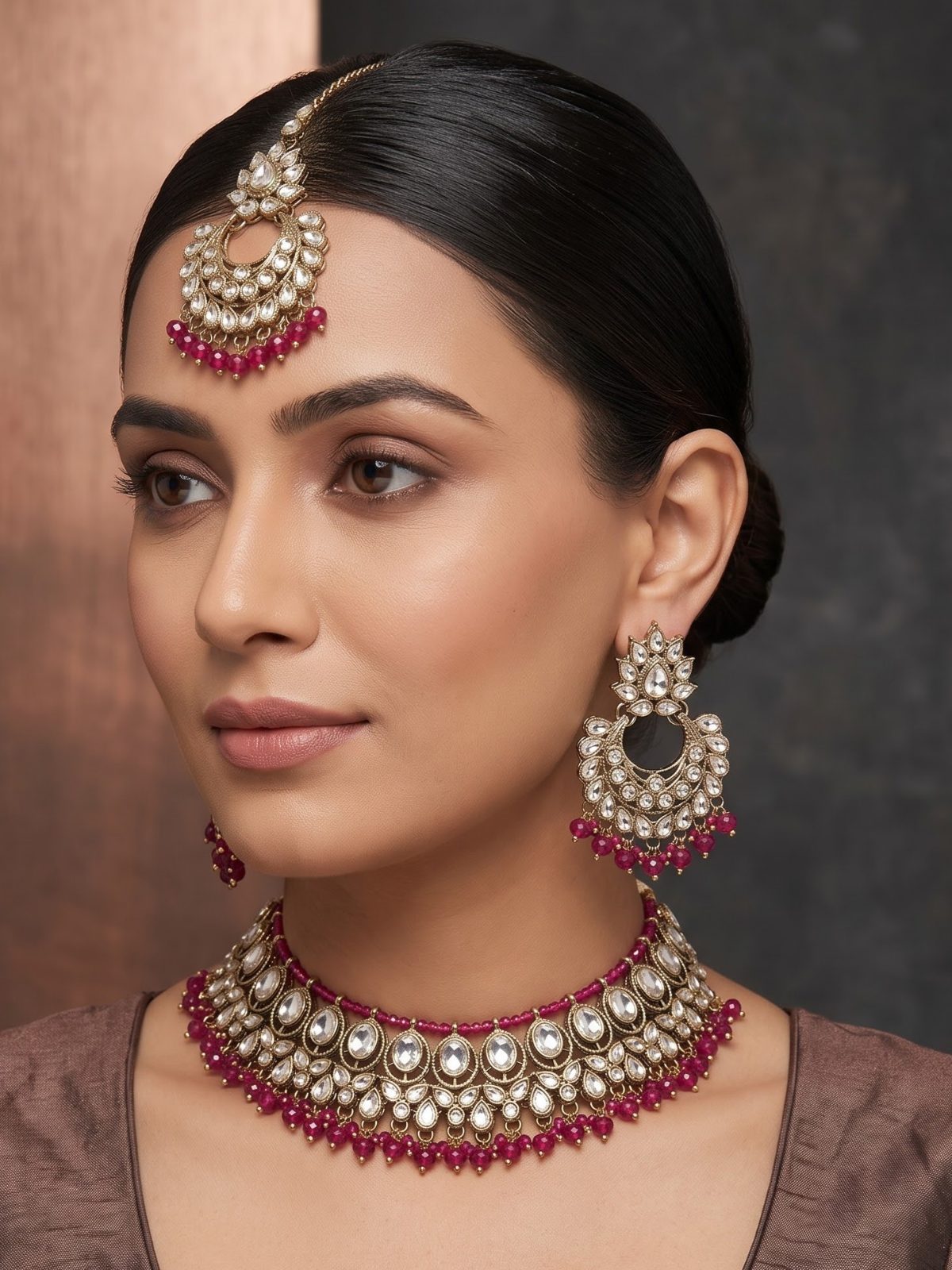 Ridhima Festive Stone Studded Necklaces