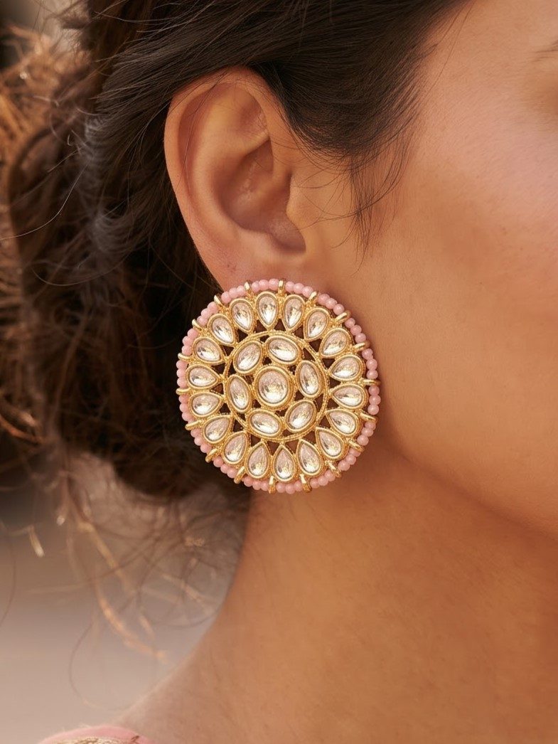 Lalita Crystals Gold Plated & Studs