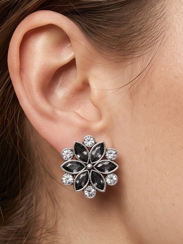 Gitanjali Radiant Floral Ear Studs