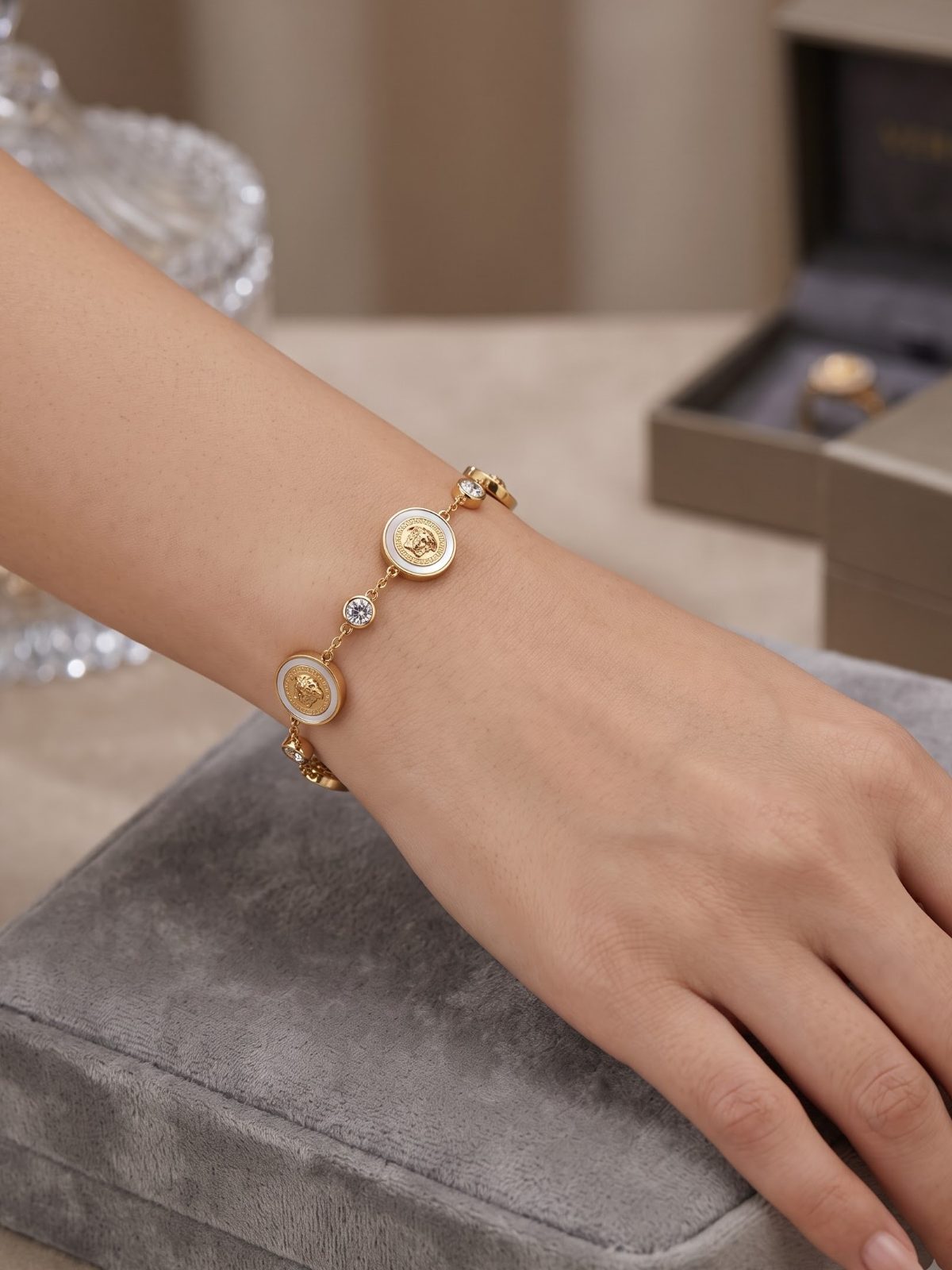 Vedika Festive Coin Bracelet