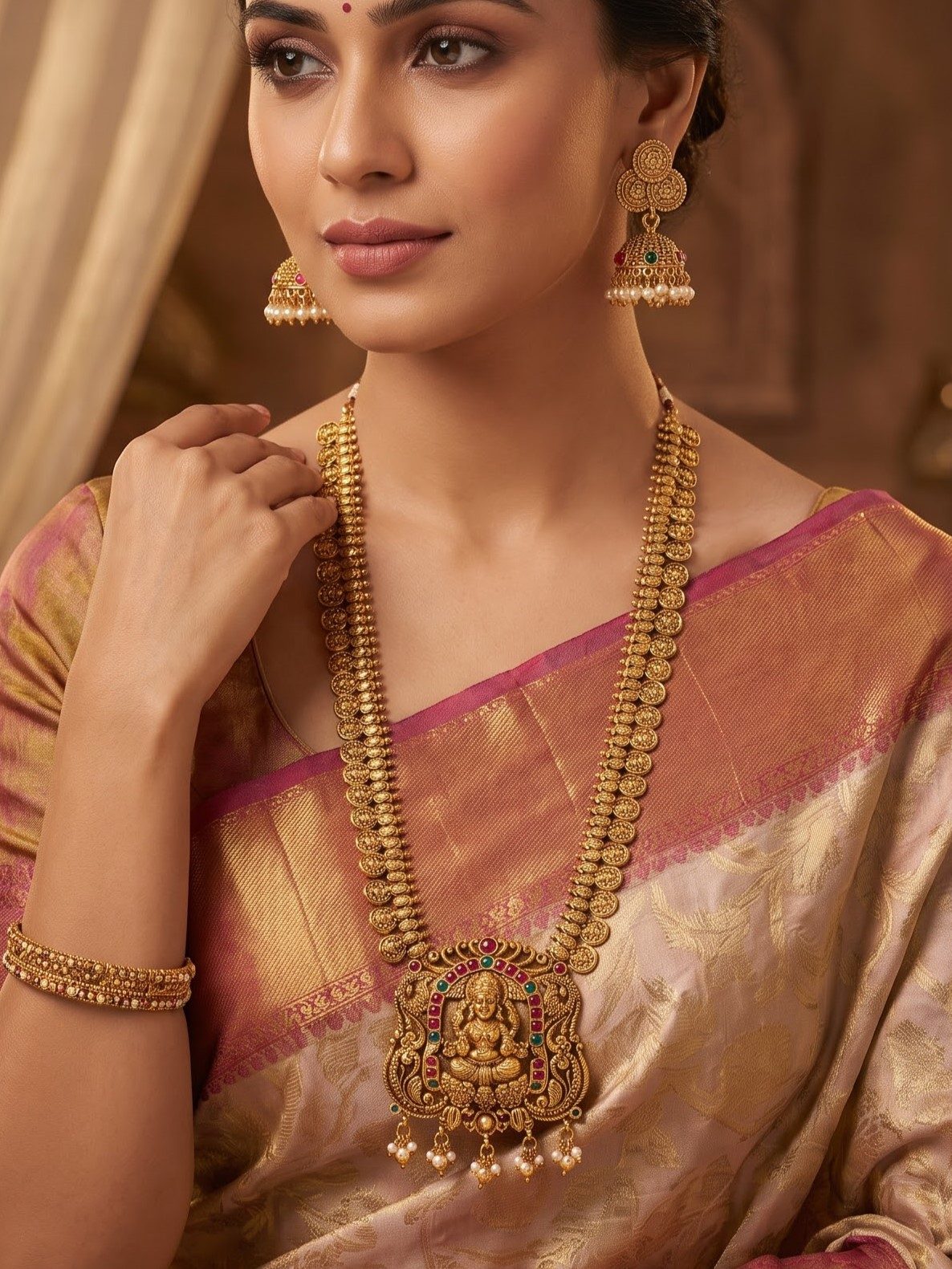 Amaira Gold Temple Necklace